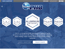 Tablet Screenshot of phbcorp.com